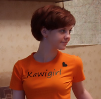 Мото футболка Kawi Girl для девушек