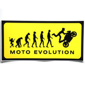 Наклейка на авто MotoEvolution Stunt