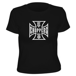 Футболка женская Choppers West Coast - черная XL