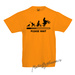 Детская футболка Загрузка оранжевая
