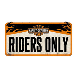  H-D Riders Only (20x10)